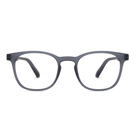 airydot Opticals Blue Light Blocking | Zero Power Bluecut & Antiglare Computer Eyeglasses | Full Rim Square | For Men & Women | Large Search this page (80101-GREY)