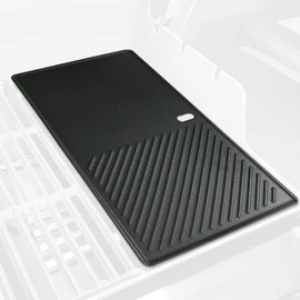 Hisencn 7637 17.5 inch Grill Cooking Griddle for Weber Spirit I & II 200 Series - E210 E220 S210 S220 with Front Control Cooking Grill Grates Reversible Griddle Plate