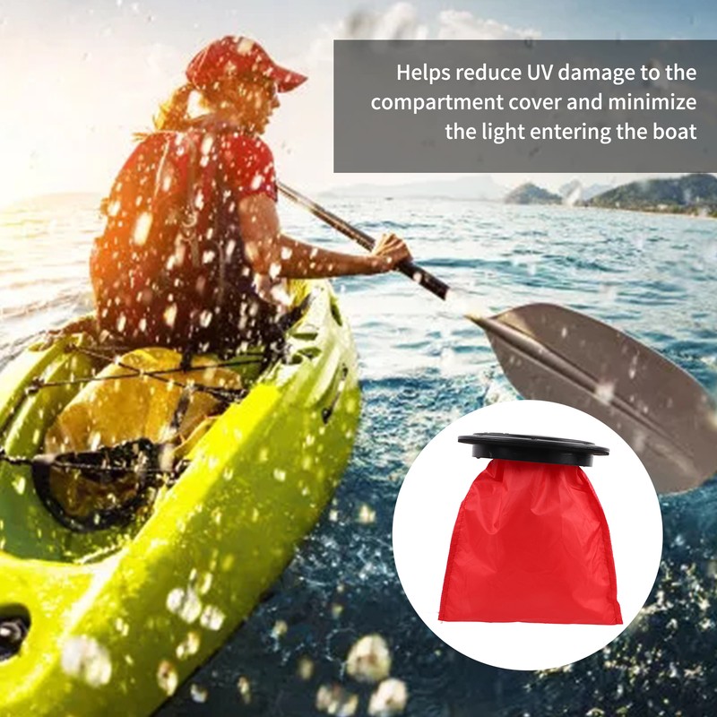 Kayak Compartment Cover Waterproof Rotating 6 Inch Canoeing Deck Plate