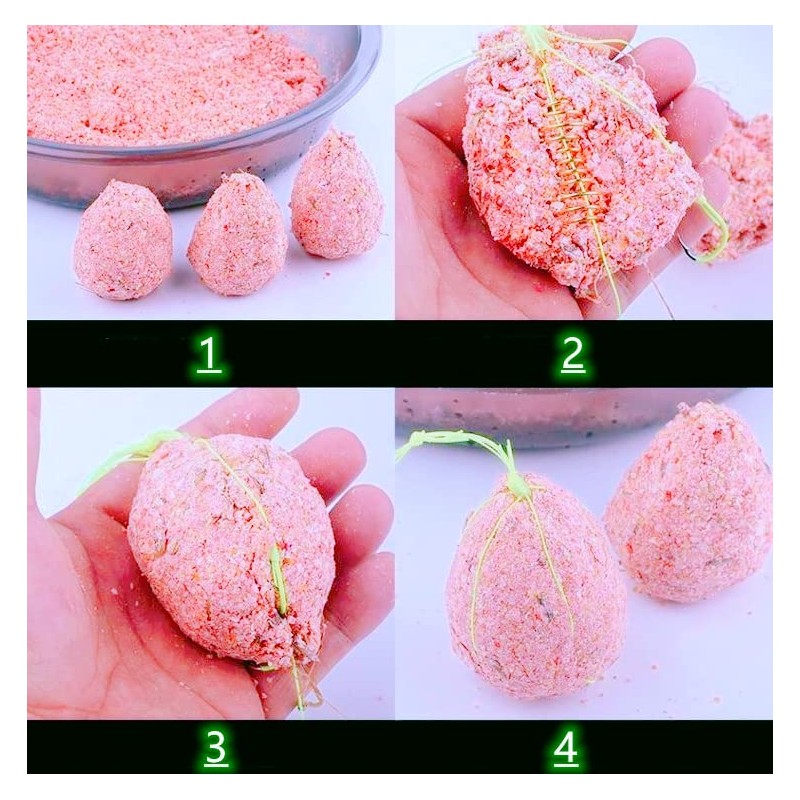 Carp Fishing Baits Hook Lure Trap Hooks with Spring Feeder
