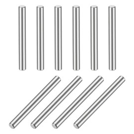 sourcing map 5 x 70mm(Approx 13/64") Dowel Pin 304 Stainless Steel Wood Bunk Bed Dowel Pins Shelf Pegs Support Shelves 10Pcs