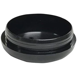 1-1/2" Deluxe Wrought Iron Chair Glides – Round Plastic Furniture Feet Caps, Floor Protectors for Patio Chairs, 16 Pack, Black
