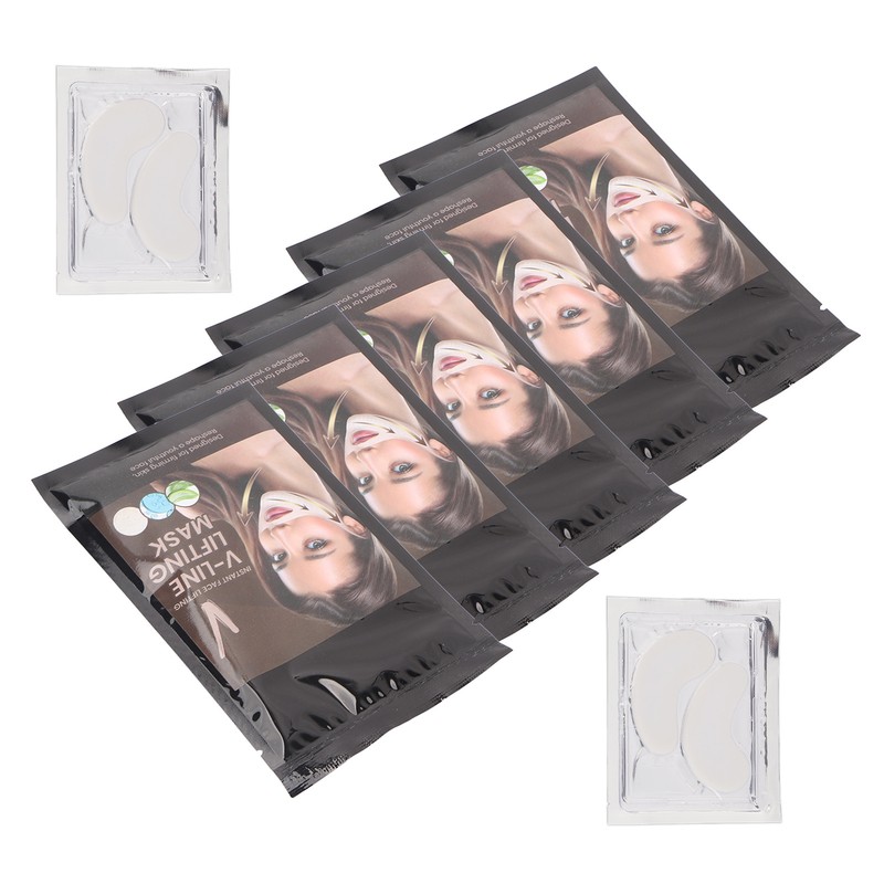 5pcs V Line Lifting Mask 2 Pairs Eye Mask Firm