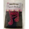 CRYSTAL STICKERS GEMSTONES MULTI-SIZE GEMS NOTE MUSICAL NOTE PINK NOTE