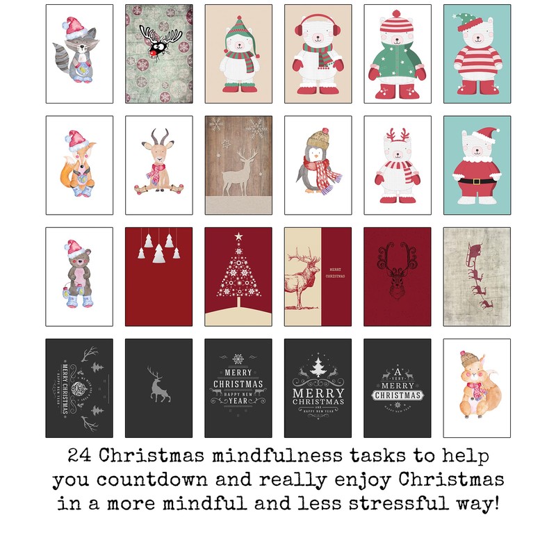 Embracing Mindfulness Mindfulness Advent Calendar - 24 Mindfulness tasks in