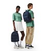 Lacoste Men's Sinpople Monogramme Backpack, Midnight Blue, One Size