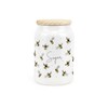 Purely Home Scattered Bees Ceramic Sugar Storage Canister - Bumblebee