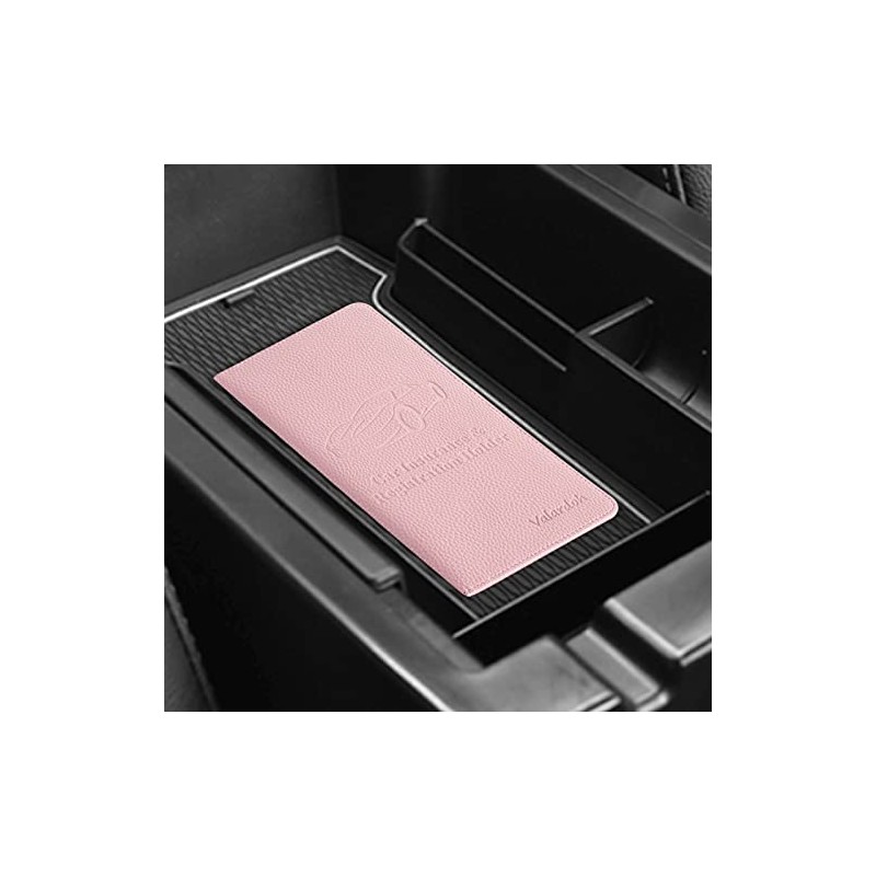 Valardoh Premium Car Document Holder in Pink