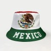 Sombrero Pescador Bucket Hat de México para Fanáticos del Mundial,