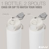 ZULU Powerfill Pro 32oz Stainless Steel Water Bottle with Quick