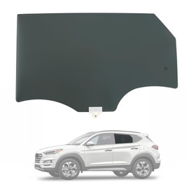 JMTAAT Rear Door Window Glass Compatible with 2016-2021 Hyundai Tucson Side Door Glass Dark Tempered Glass Left Driver Side