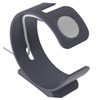 KOMBIUDA Smart Watch Charging Stand Elegant Grey Watch Holder Lightweight