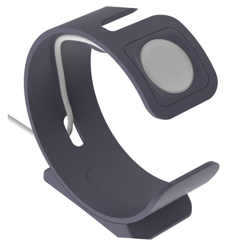 KOMBIUDA Smart Watch Charging Stand Elegant Grey Watch Holder Lightweight
