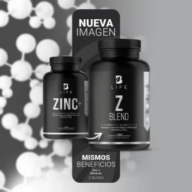 B Life Zinc Con Colágeno Y Vitamina C - 200 Cápsulas