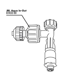 JBL Proclean Aqua In-Out Water Change Set for Aquariums, Connectable to the Faucet