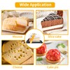 JIABEIUS 100 Pack Cake Slice Containers with Lids, Plastic Pie
