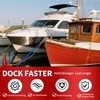 NIUTRIP 4FT Bungee Dock Line with Foam Floats Stretchable Boat