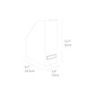 BIGSO VIKTORIA Magazine File with Labelling Label - Magazine Rack