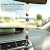 Evil Eye Car Hanging Ornament, Lucky Car Charm for Rear