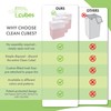 Clean Cubes 13 Gallon Disposable Trash Cans (3-Pack). Reusable Garbage