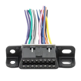 OBD2 Under Dash Mount Socket Plug Connector 16 pin Female Open Prewired OBD