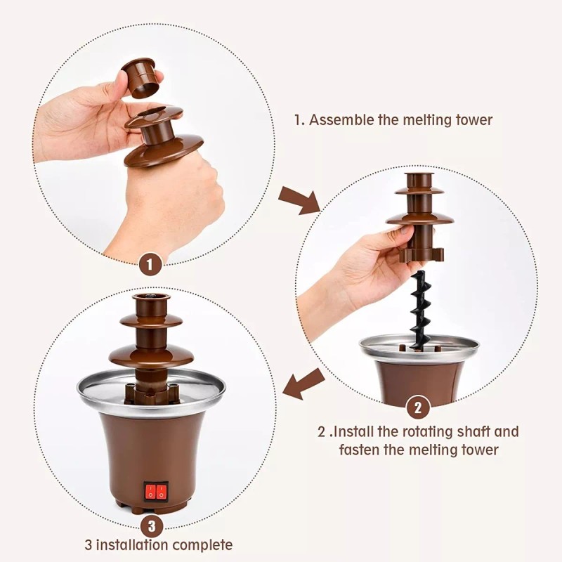 Molin Fuente Chocolatera 3 Niveles
