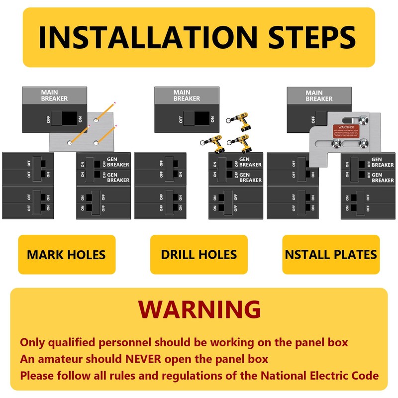 PFCKE Generator Interlock Kit Compatibles with Square D QO &