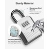 Puroma Lock Box Combination Key Lock Box, Wall-Mounted Portable Storage