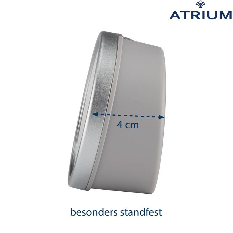 Atrium moderner Design Wecker Analog Quarz ohne Ticken mit Licht