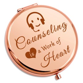 Teacher Counselor Gift Teacher Appreciation Gift for Guidance Counselor Personal Compact Mirror Counseling Gifts School Counselor Thank You Gift Counseling Graduation Gift Folding Makeup Mirror