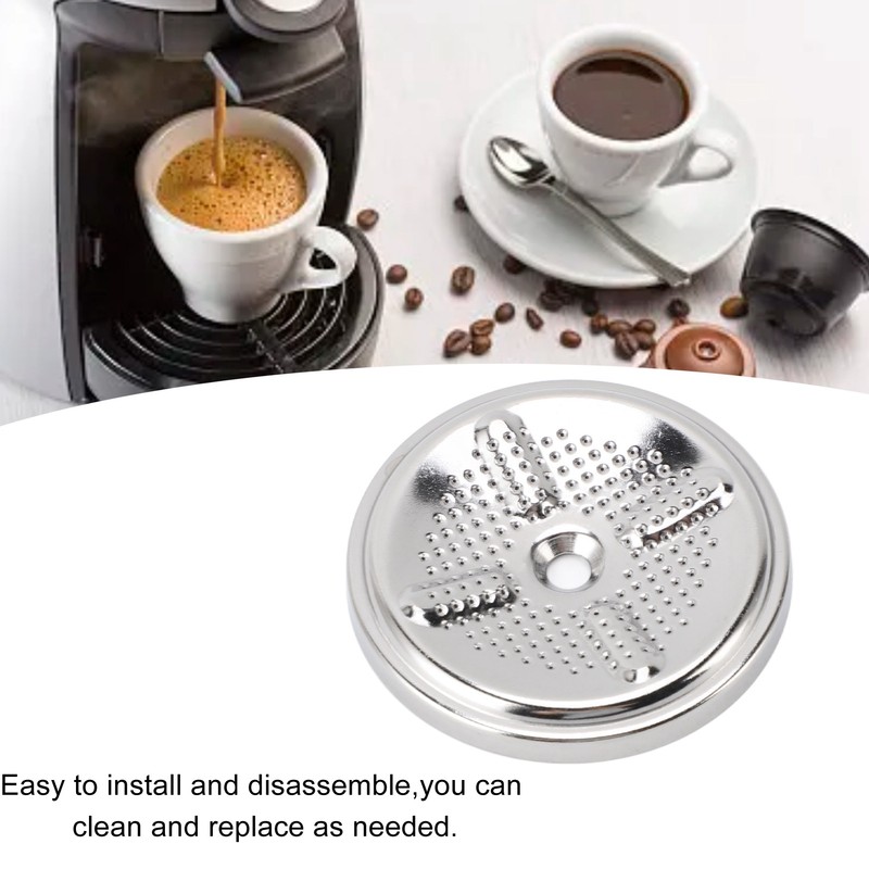 4pcs Coffee Filter Stainless Steel Reusable Filter Rust Resistant Effective
