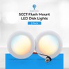 Bluex Bulbs 2 Pack 5/6 Inch LED Disk Lights 5CCT
