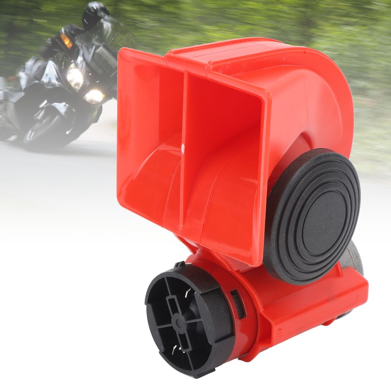 Snail Car Horn Red Air Electric Snail Single Horn Kit