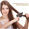 VICASKY Wood Hair Comb Cat Shaped Scalp Massage Brush for