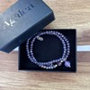 Agálea | Set 2 Pulseras Ojo Turco de Plata de