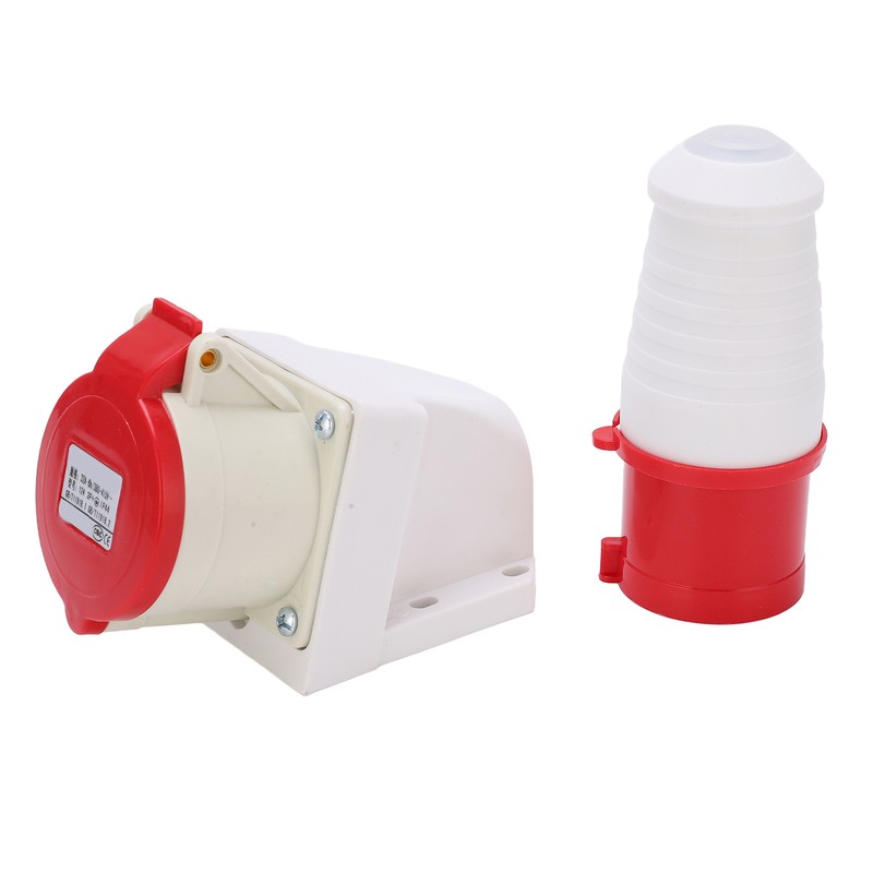 Industrial Plug Socket 380415V 32A 4Pin 3P+E IP44 Waterproof Surface