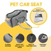 Multipurpose Console Dog Car Seat for Small Dogs & Cats，