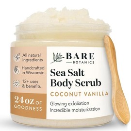Bear Botanics 베어 보타닉스 코코넛 바닐라 바디 스크럽 24온스 | 위스콘신주 매디슨에서 제조 피부를 사랑하는 보습제가 [Lemon Orange] Bear Botanics Coconut Vanilla Body Scrub 24 Oz | Made in Madison, Wisconsin Moisturizer for Skin [Lemon Orange]