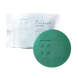 Tofu no Moritaya Medicinal Dokudami Soy Milk Soap, Natural Life, 3.5 oz (100 g), 1 Piece, New Package