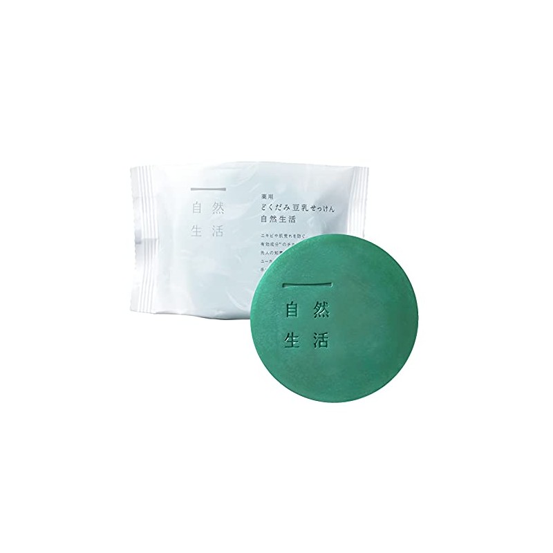 Tofu no Moritaya Medicinal Dokudami Soy Milk Soap, Natural Life,