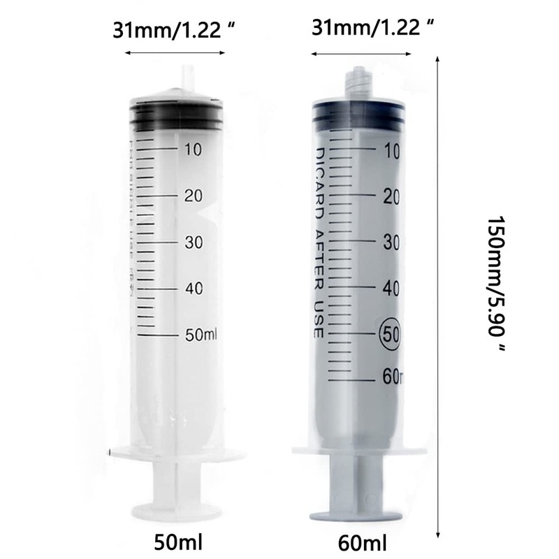 Large Capacity Plastic Syringe with 1m Tube for Oil or