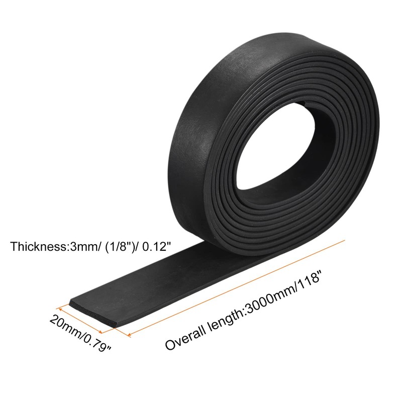 sourcing map EPDM Rubber Foam Sheet Strips Neoprene Plates Rolls
