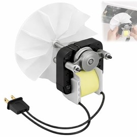 SM550 Bathroom Vent Fan Motor Replacement Kit with Blower Wheel, Compatible with Nutone Uppco, 50 CFM 120V Electric Exhaust Fan Motor Replaces C65878 VFM100 E498-1 82423K
