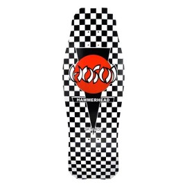Hosoi Skateboards O.G. Hammerhead Checkerboard Deck– 10.5"x31" - Red Checker