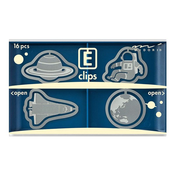 Midori Clips Etched Clips (Space)