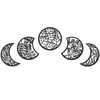 5PCS Moon Phase Wall Decor, Phases of the Moon Wall