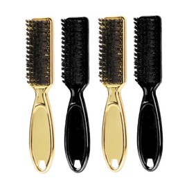 Baluue 4pcs Mens Hair Brush for Men's Beard and Hair Cleaning Boar Bristle Brush Hanging Hole