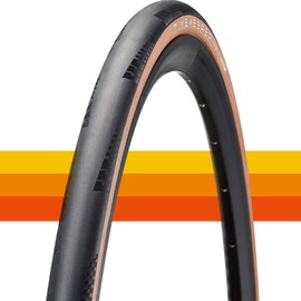 AMERICAN CLASSIC Road Bike Tire, Replacement Tire for Road Bicycle, Road Racing - Timekeeper, 700 x 25c, 700 x 28c, 700 x 30c(700 x 28c - Tan - Tube Type)
