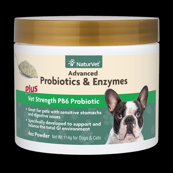 NaturVet Advanced Probiotics & Enzymes Powder, 1lb
