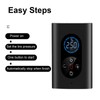 Electric Tire Inflator Mini Cordlessly Portable Car Air Compressor Rechargeable